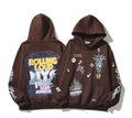 Travis Scott Rolling Embroidered Foam Letter Printed Hoodie For Men And Women