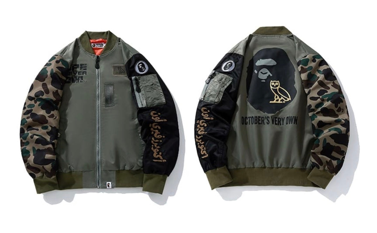 Ape X Ovo Camouflage Jacket